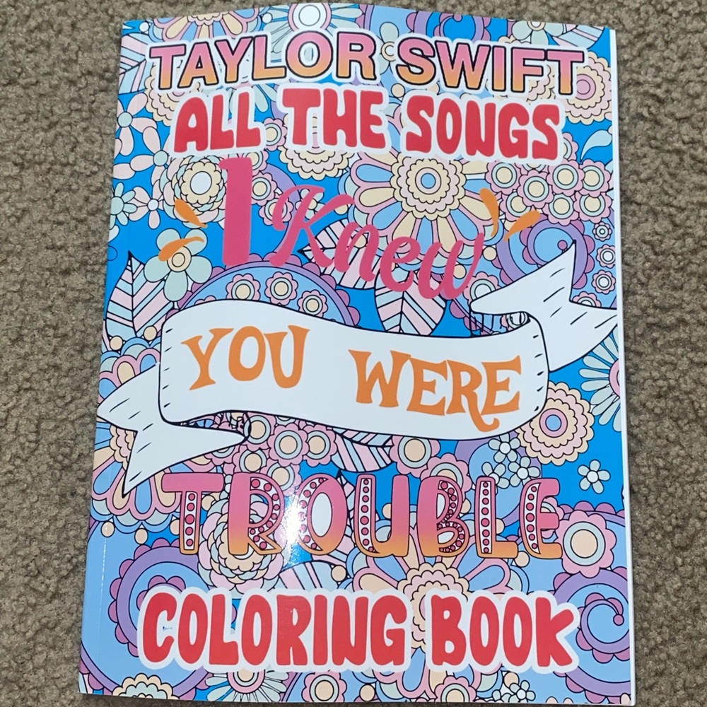Taylor Swift Lover Track List Pins And Coloring B… - image 2